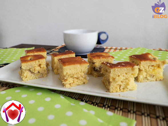 Dolce con banane e mango