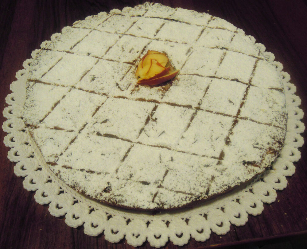 Dolce con mele e ricotta
