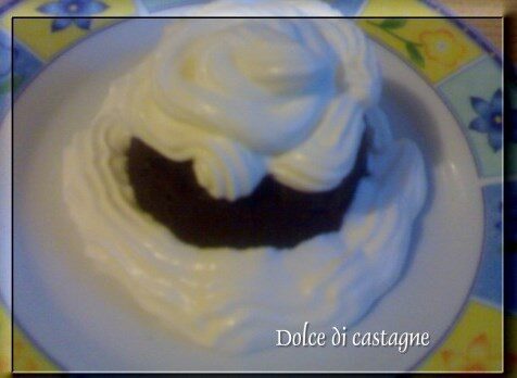 Dolce di castagne della mia nonna paterna