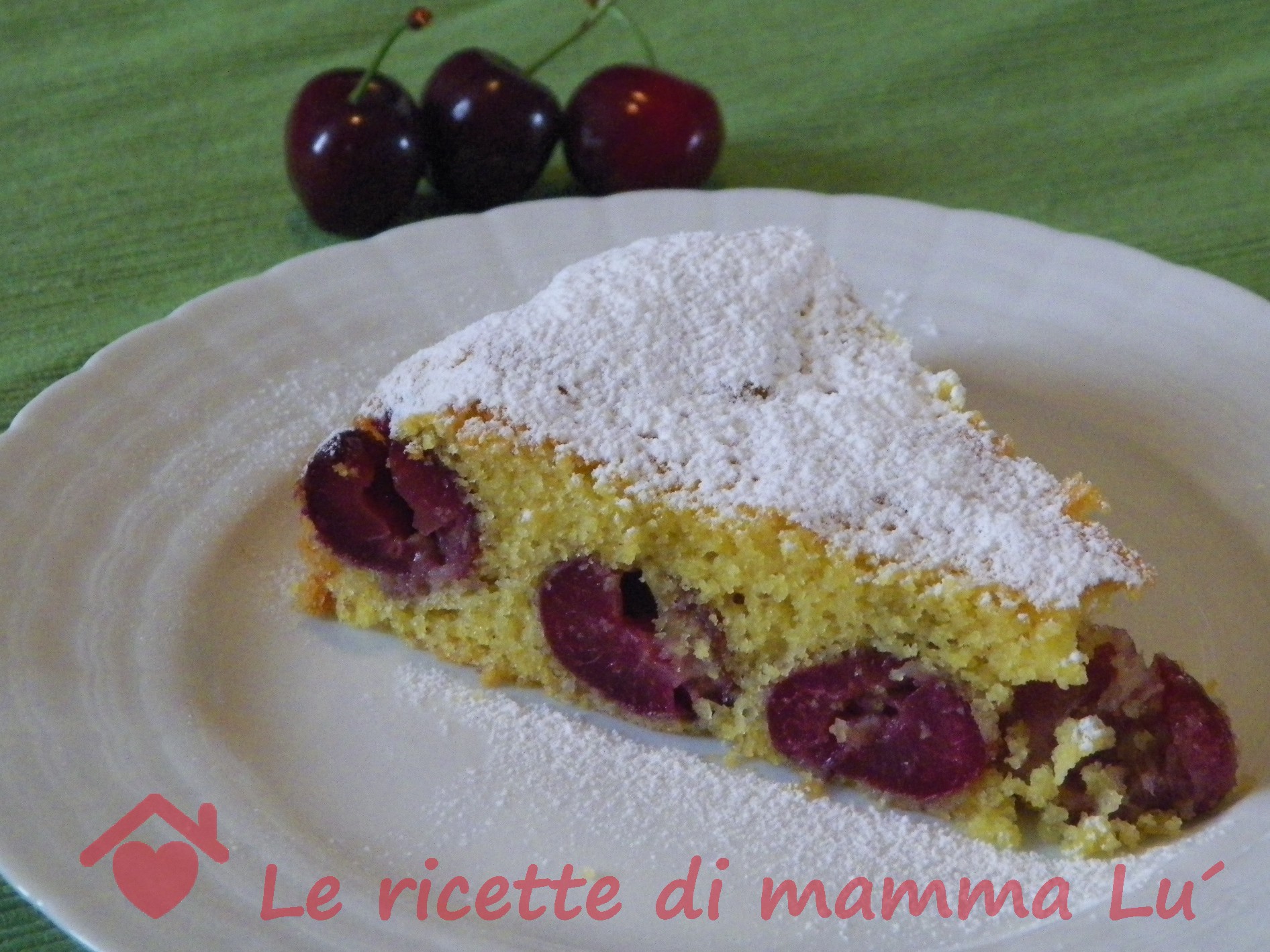 Dolce soffice alle ciliegie