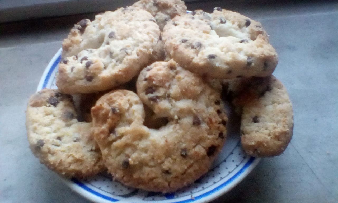 Dolcetti con gocce di cioccolata