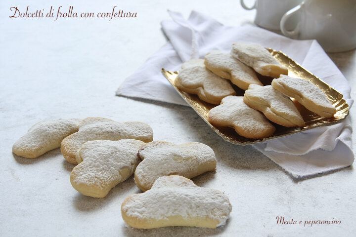 Dolcetti di frolla con confettura