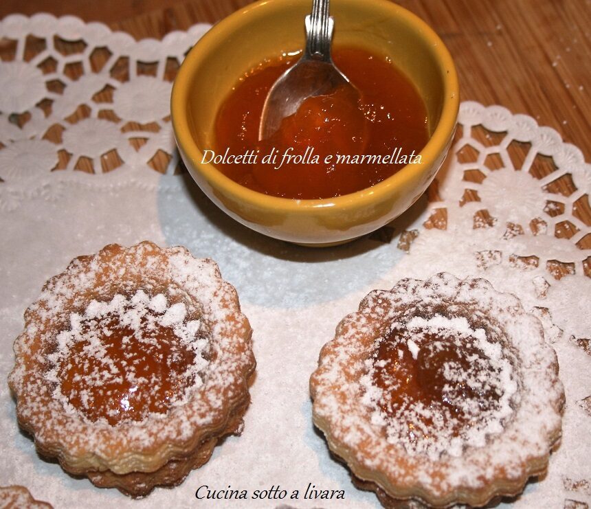Dolcetti di frolla e marmellata