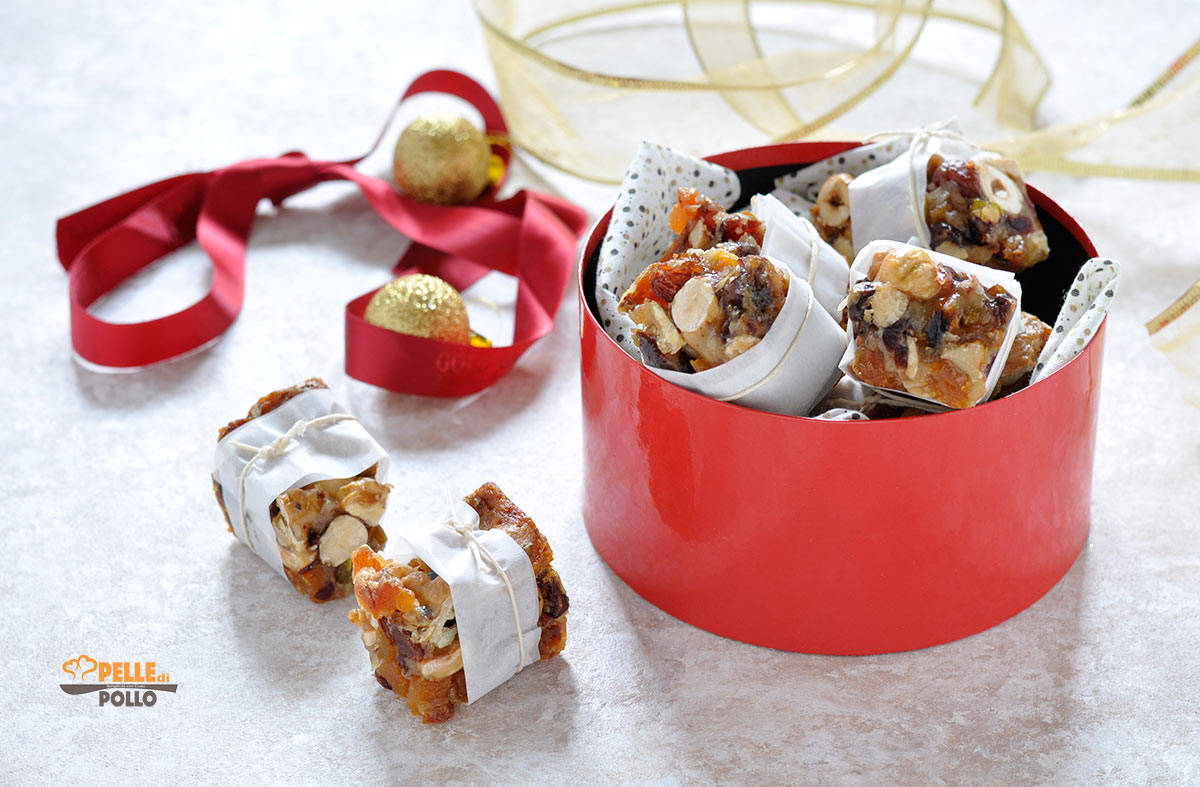 Dolcetti di panforte con frutta secca
