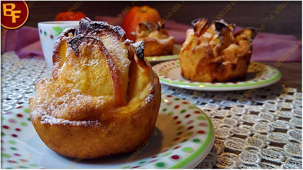 Dolcetti di pasta frolla senza burro alle mele