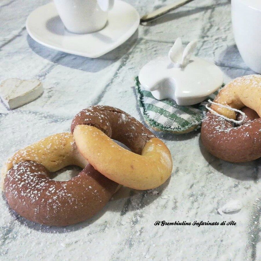 Dolci abbracci panna e cacao
