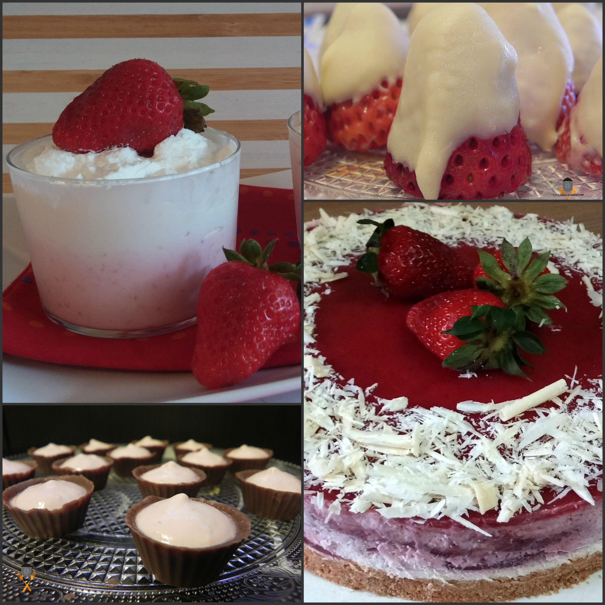 Dolci con le fragole