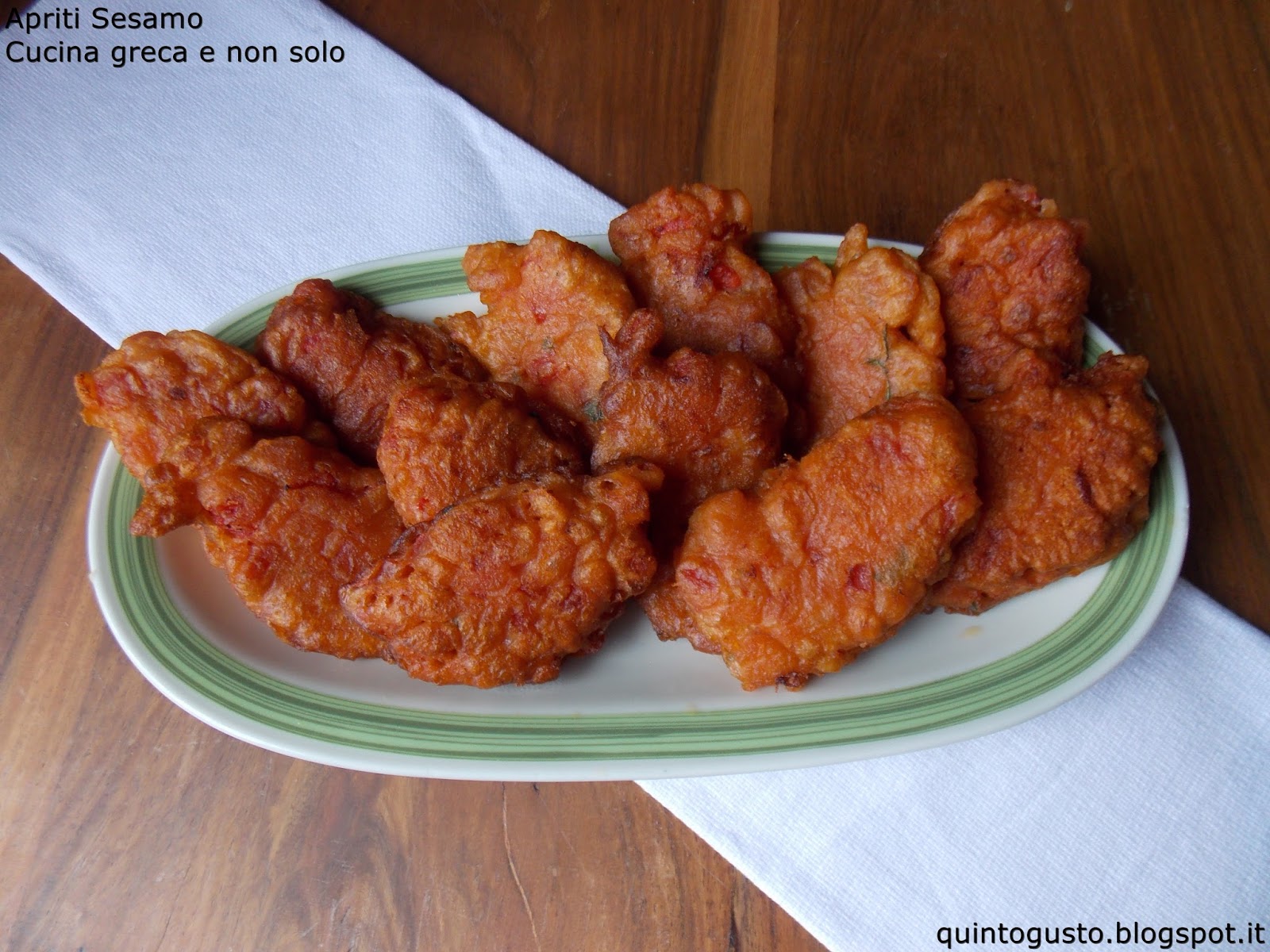Domatokeftèdes – frittelle di pomodoro
