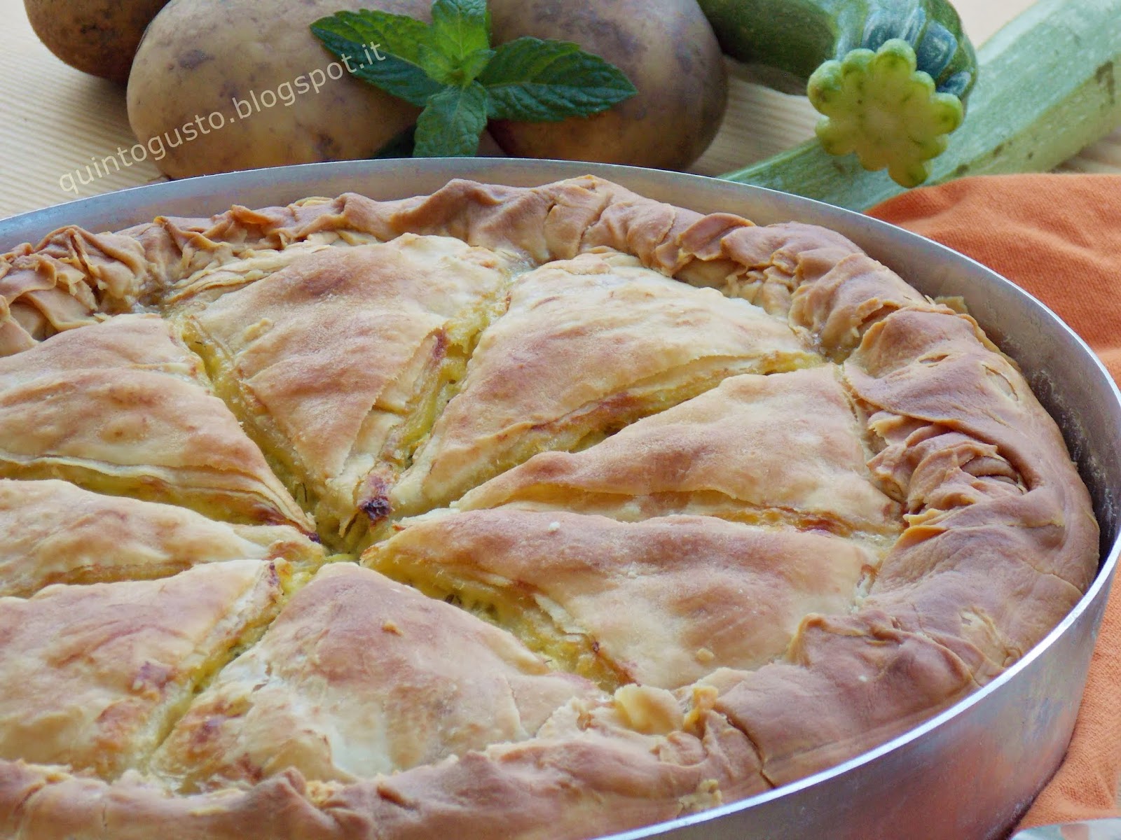 Doppia pita patate – zucchine
