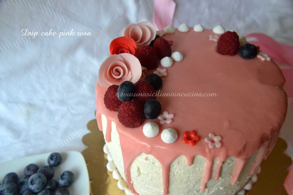 Drip Cake Pink Rosa