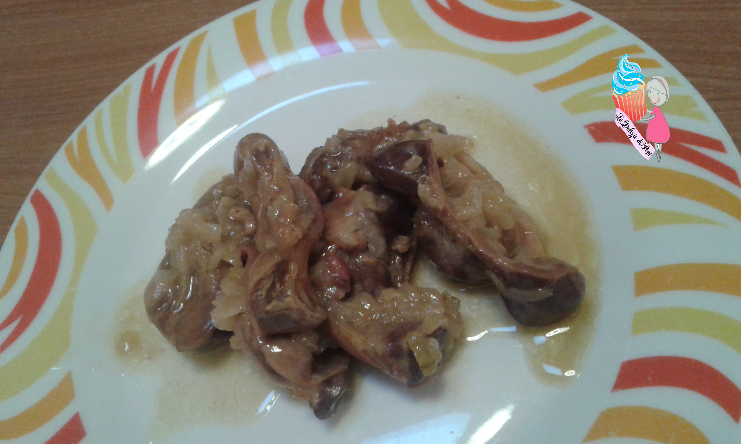 Durelli di pollo con cipolla