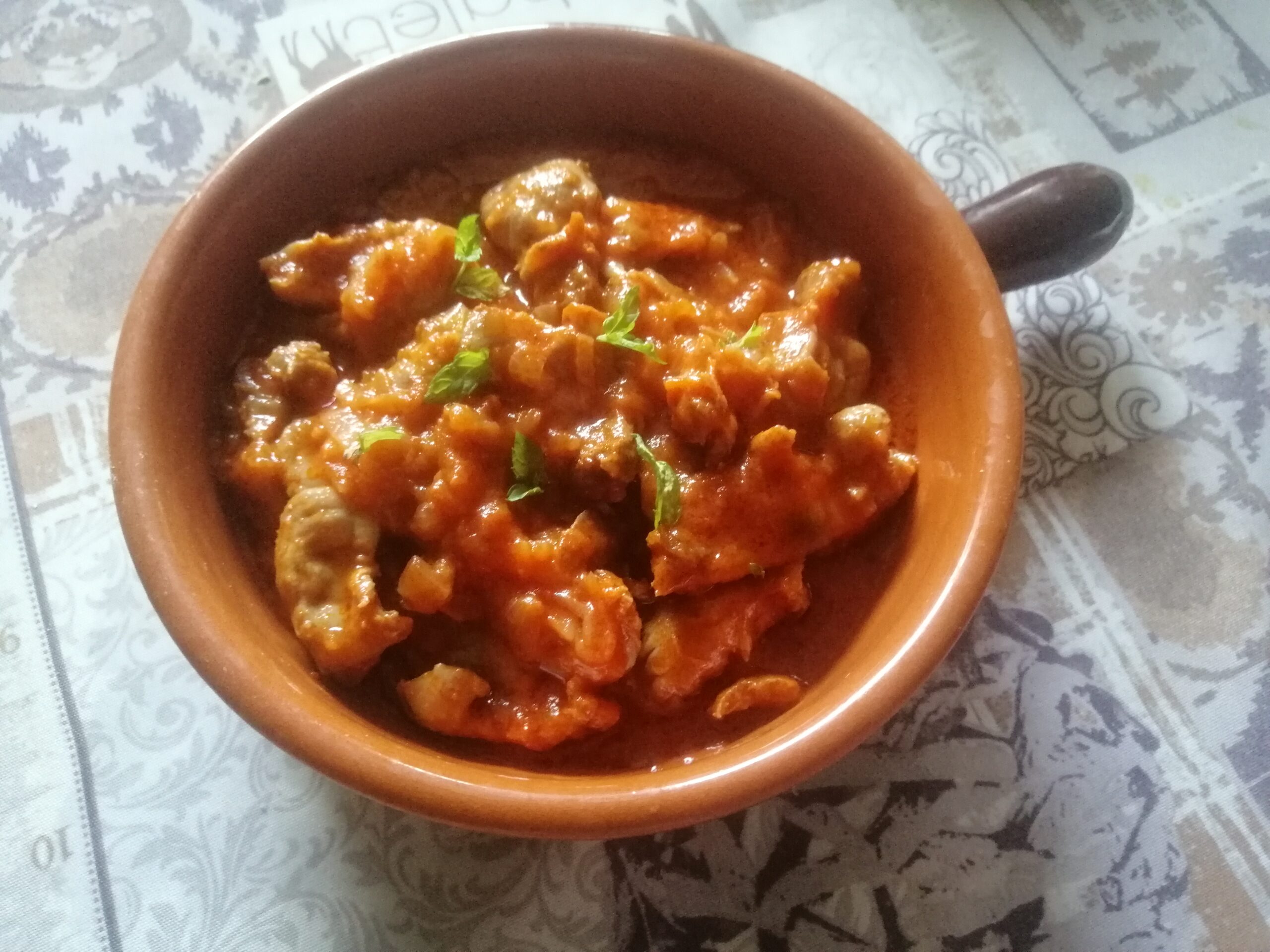 Durelli di pollo in umido