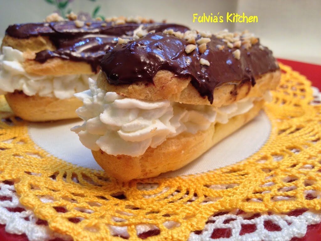Eclair alla panna montata