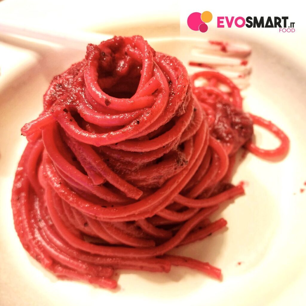 Ecobio in tavola: una cena a base di spaghetti in crema di barbabietola