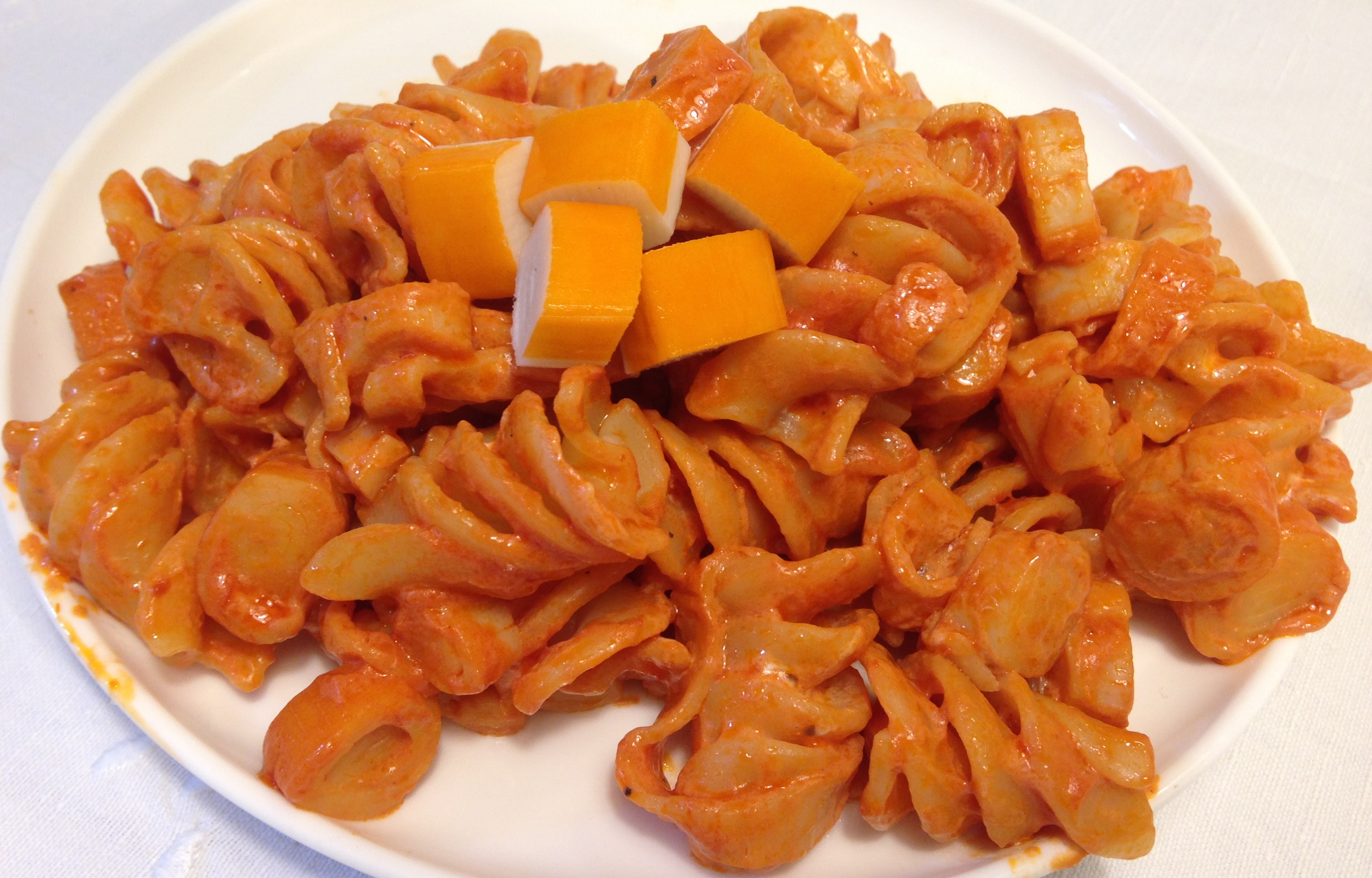 Eliche alla crema di granchio