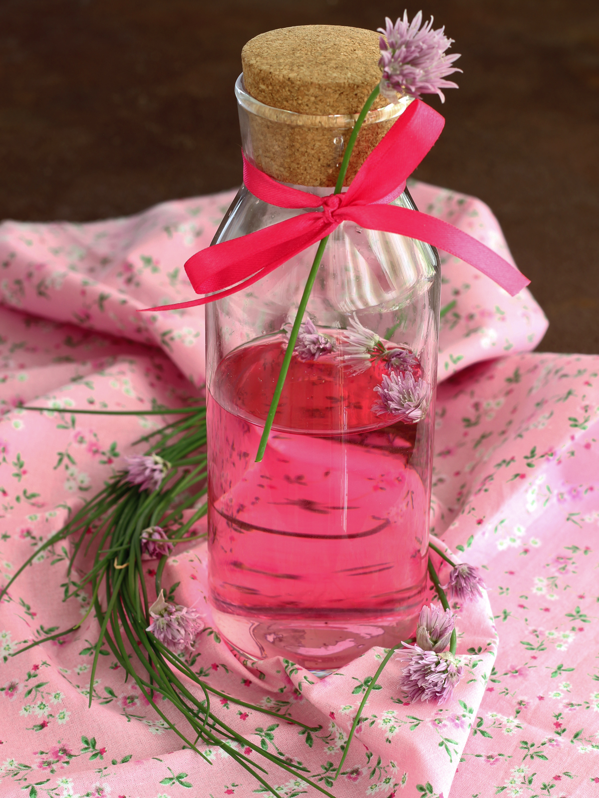 Elisir di fiori di erba cipollina (aceto aromatizzato)