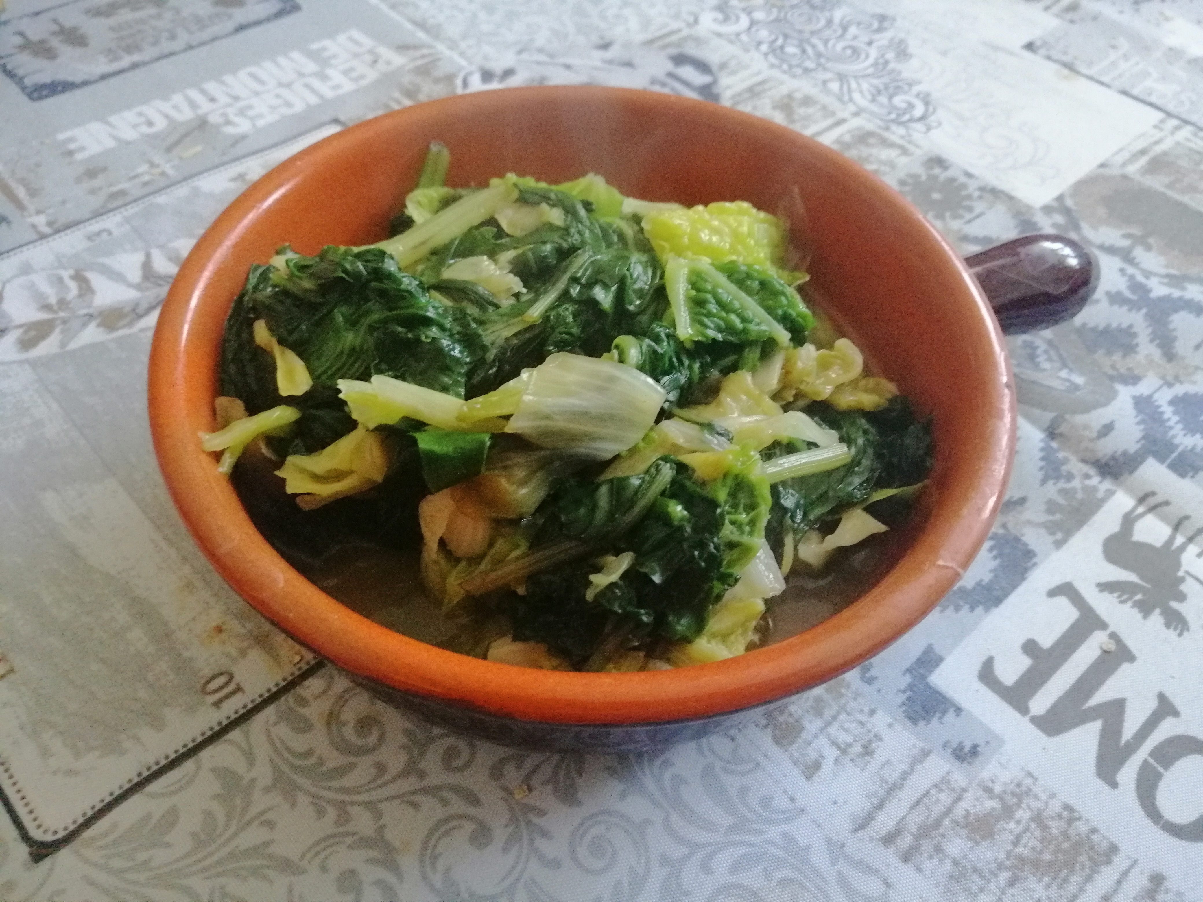 Erbette all’aglio