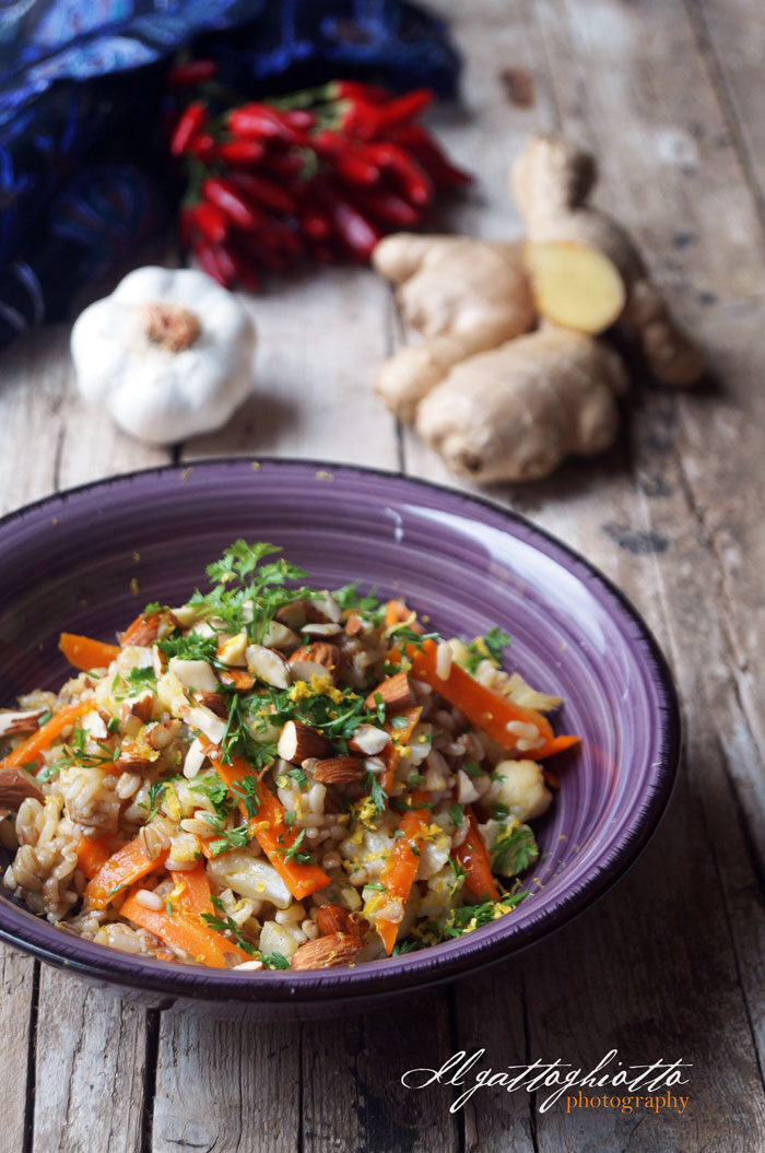 Essenza: cereali saltati all’orientale (vegan recipe)