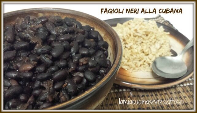 Fagioli alla cubana – frijoles negros