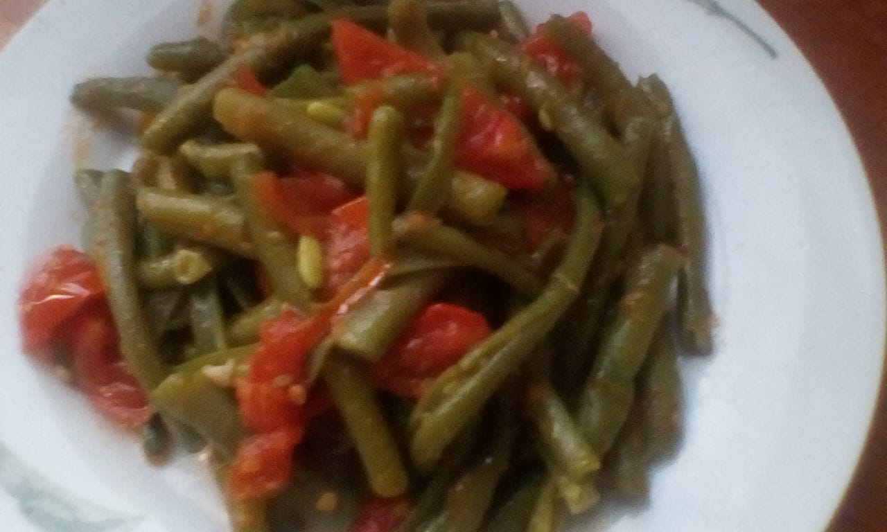 Fagiolini ai pomodorini freschi