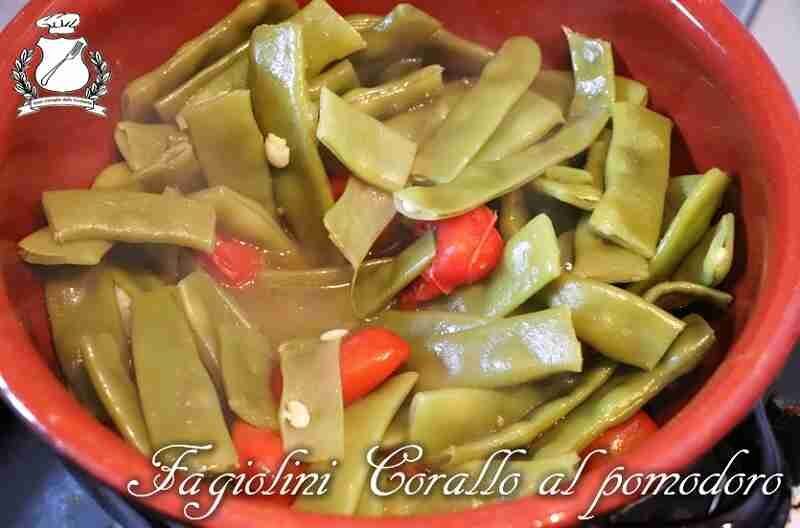 Fagiolini corallo al pomodoro