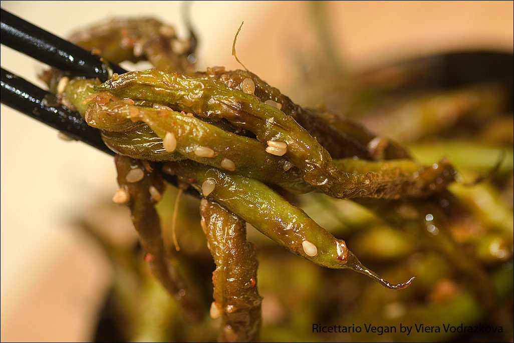 Fagiolini verdi alla sichuan senza glutine