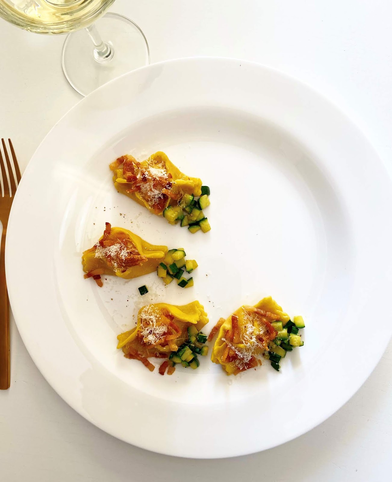 Fagottelli di carbonara di heinz beck