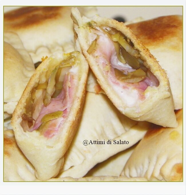 FAGOTTINI AI CARCIOFI E PROSCIUTTO