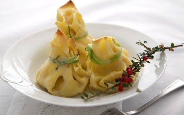 Fagottini al ragù di cernia