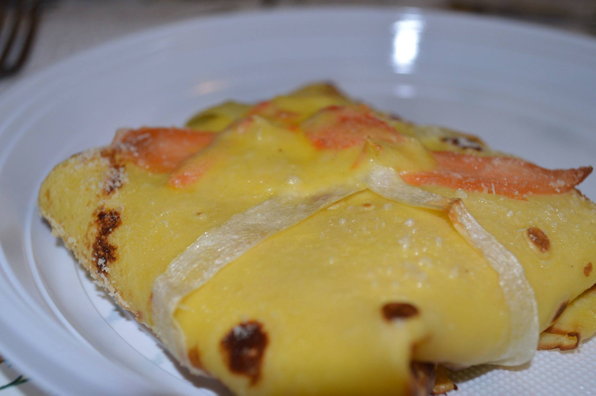 Fagottini con robiola salmone e porri