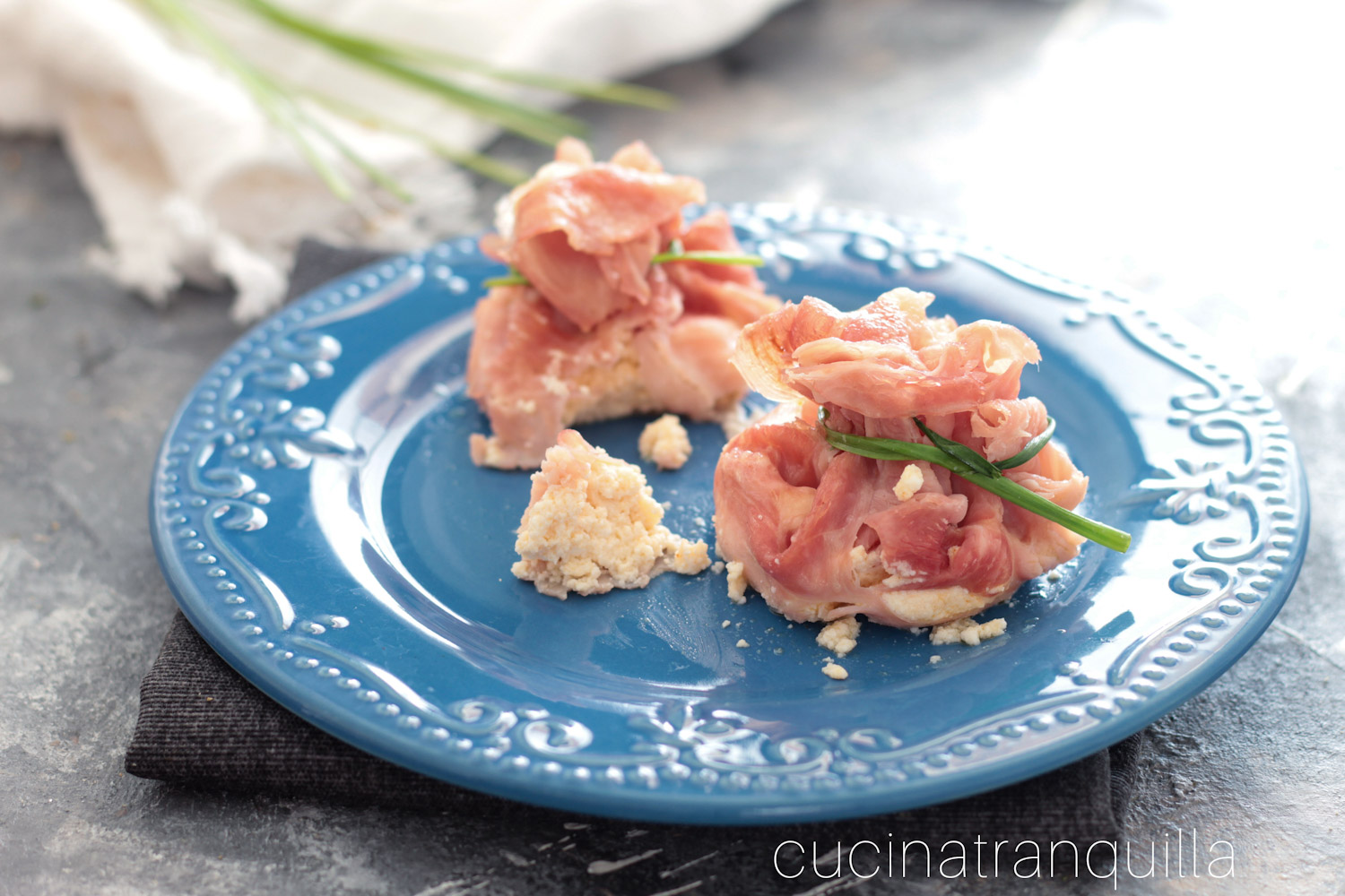 Fagottini di prosciutto cotto e ricotta