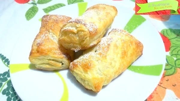 Fagottini di sfoglia con cioccolato o nutella