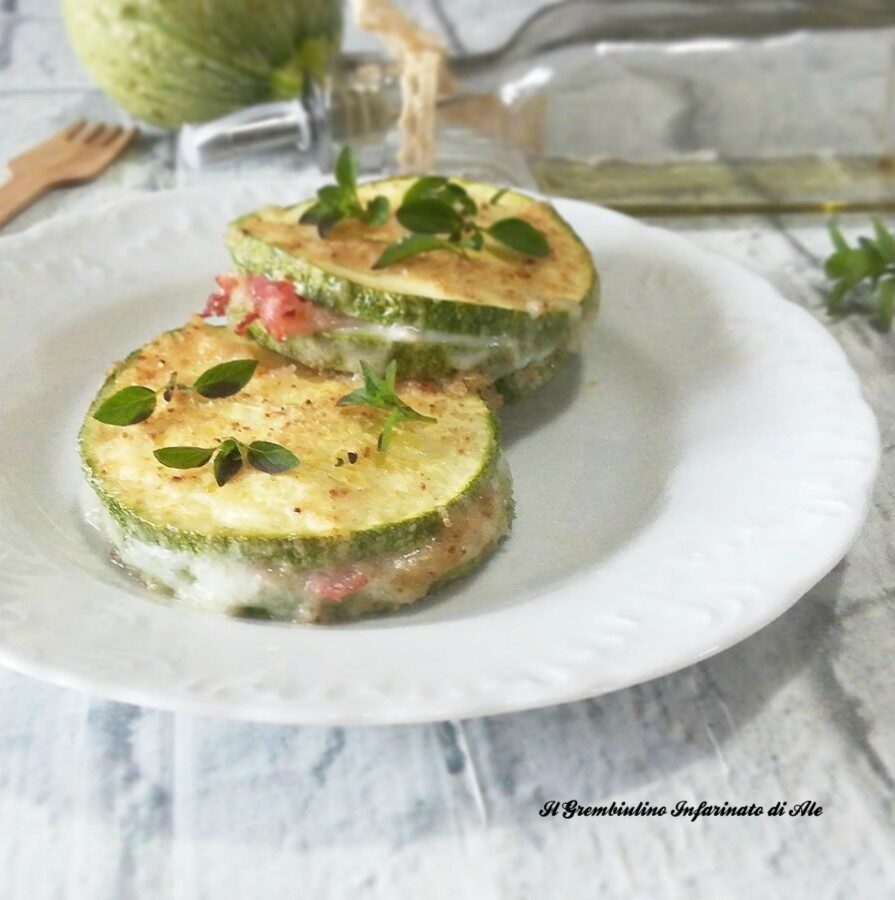 Fagottini di zucchine al forno