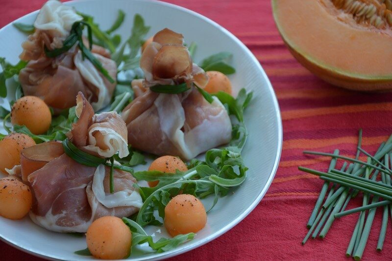 Fagottini prosciutto e melone