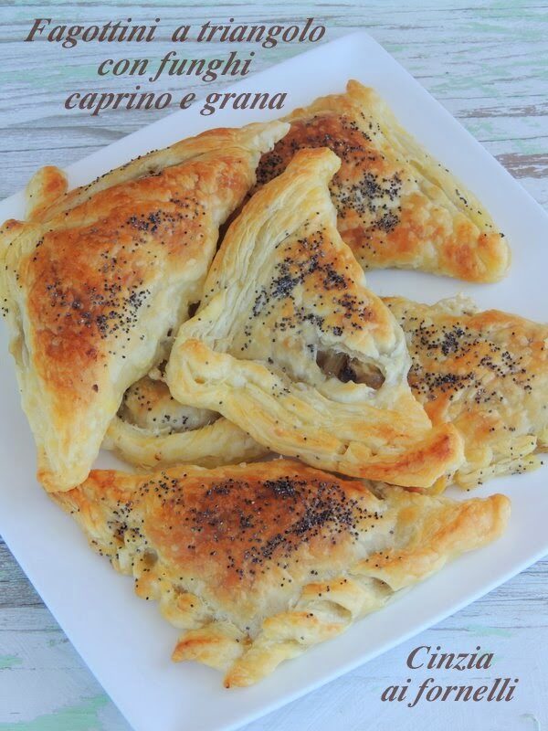 Fagottini ripieni con champignons