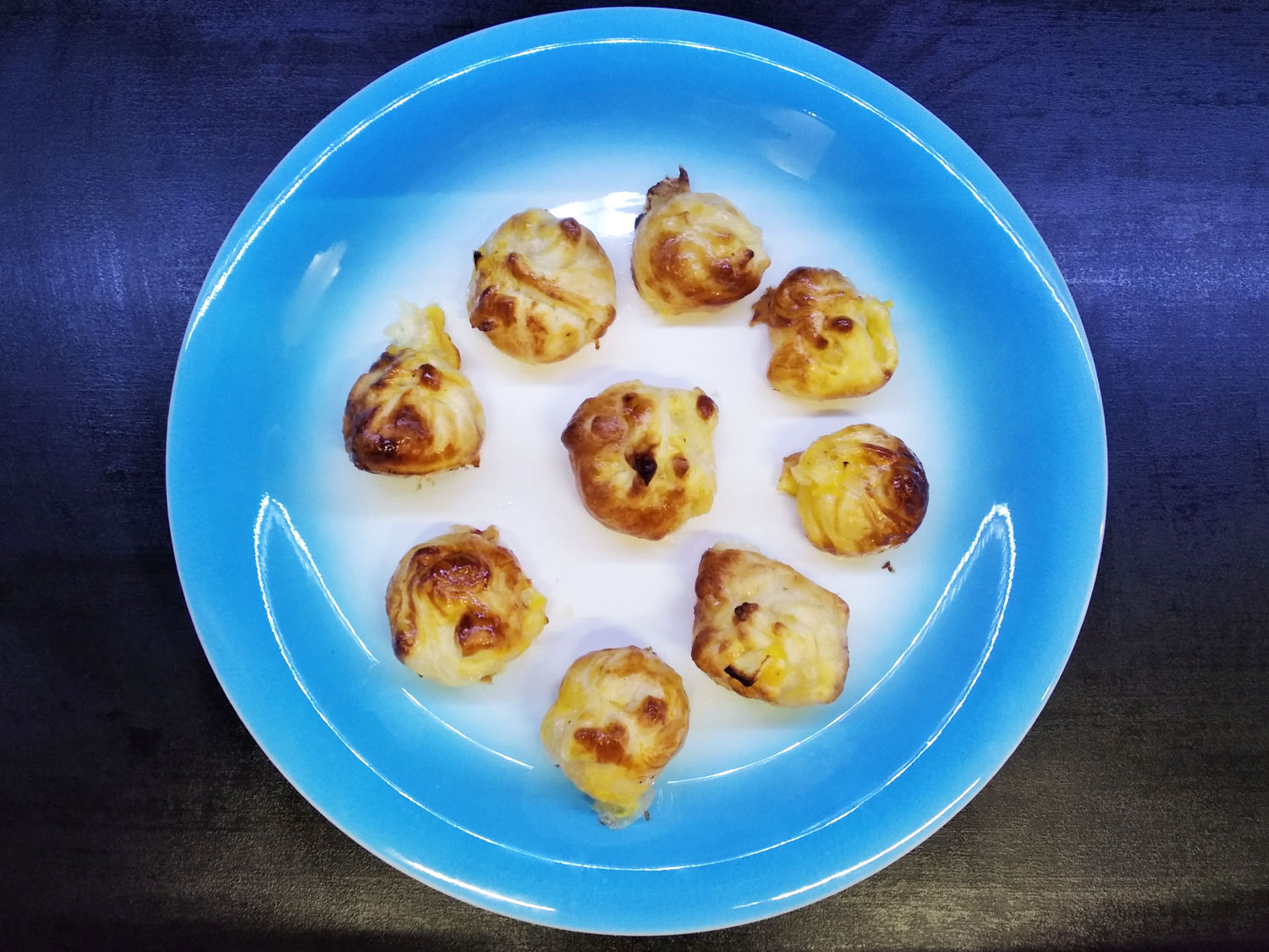 Fagottini salati con pere e asiago