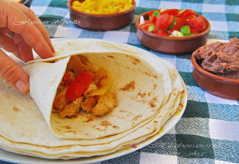 Fajitas di pollo