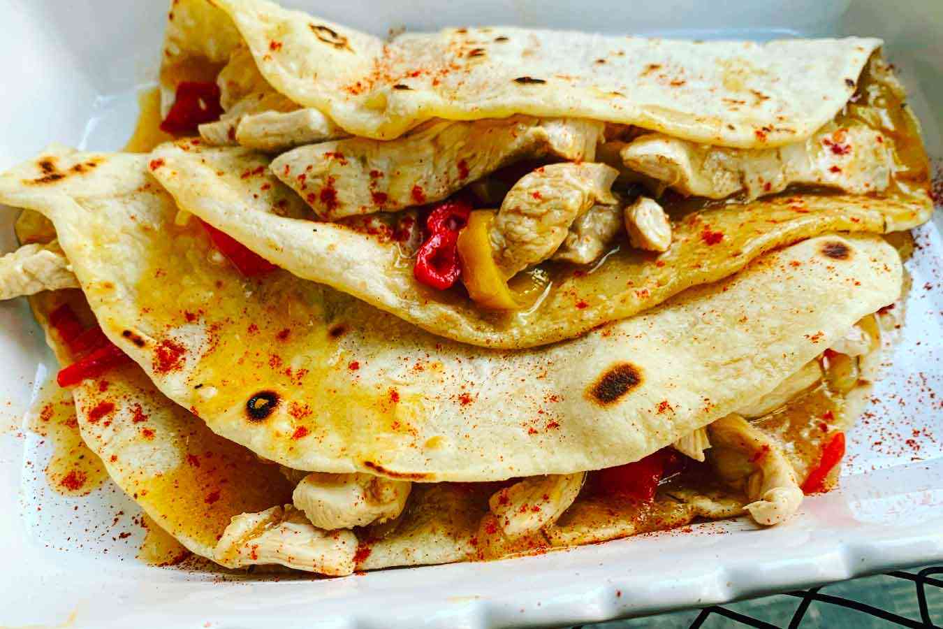 Fajitas di pollo