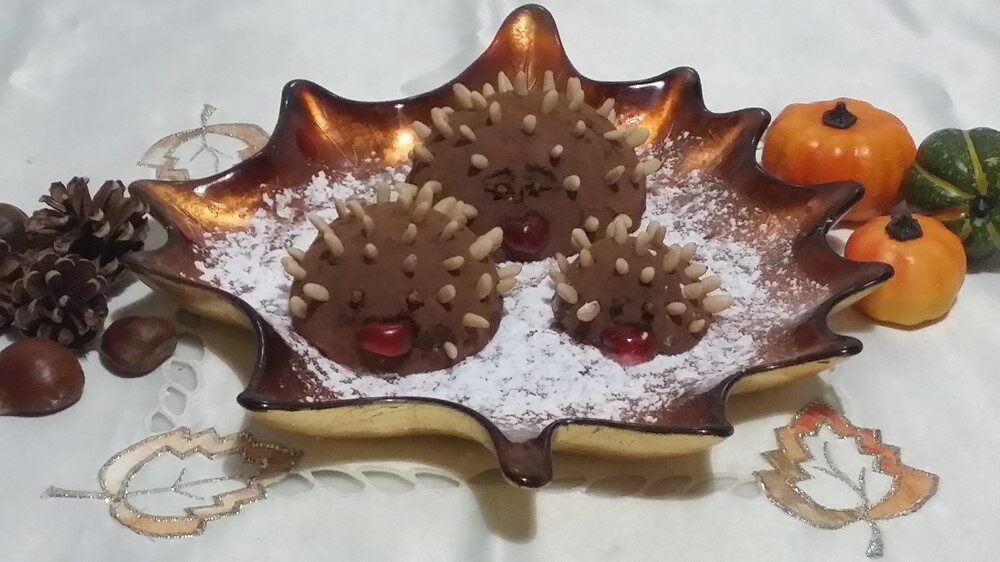 Famigliola ricci al cioccolato