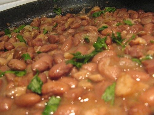 Fantasia di fagioli con pancetta