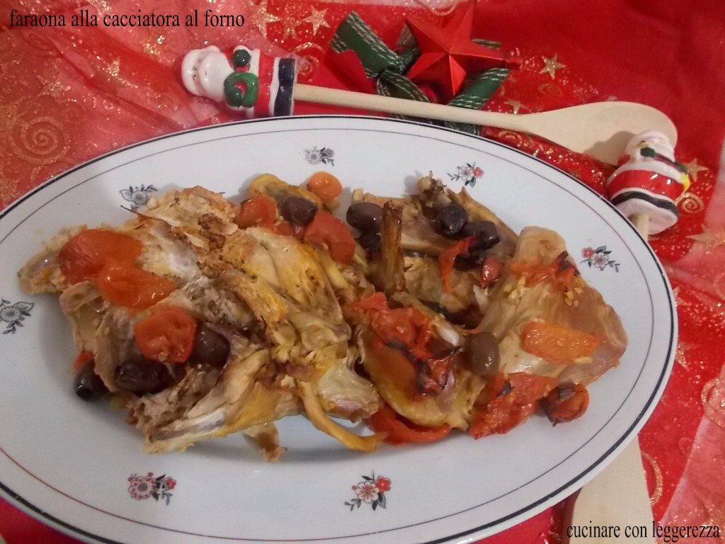 Faraona alla cacciatora al forno