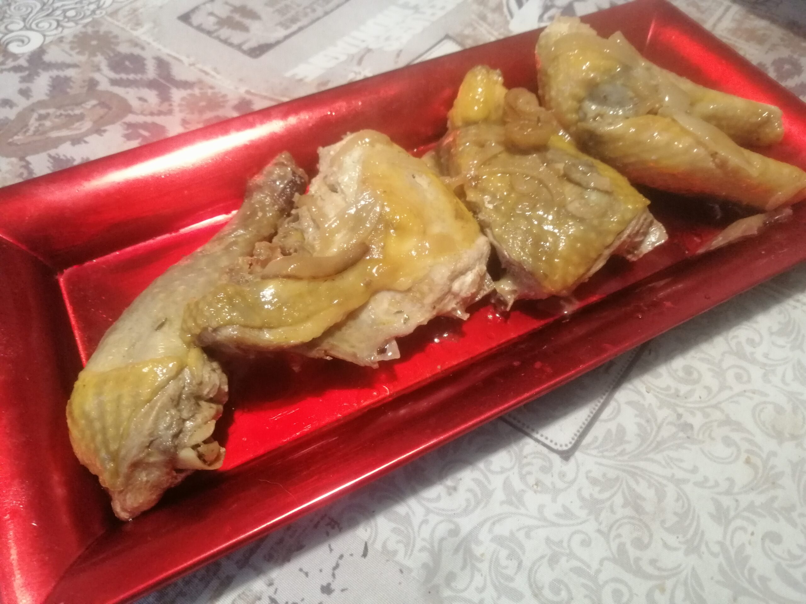 Faraona allo scalogno