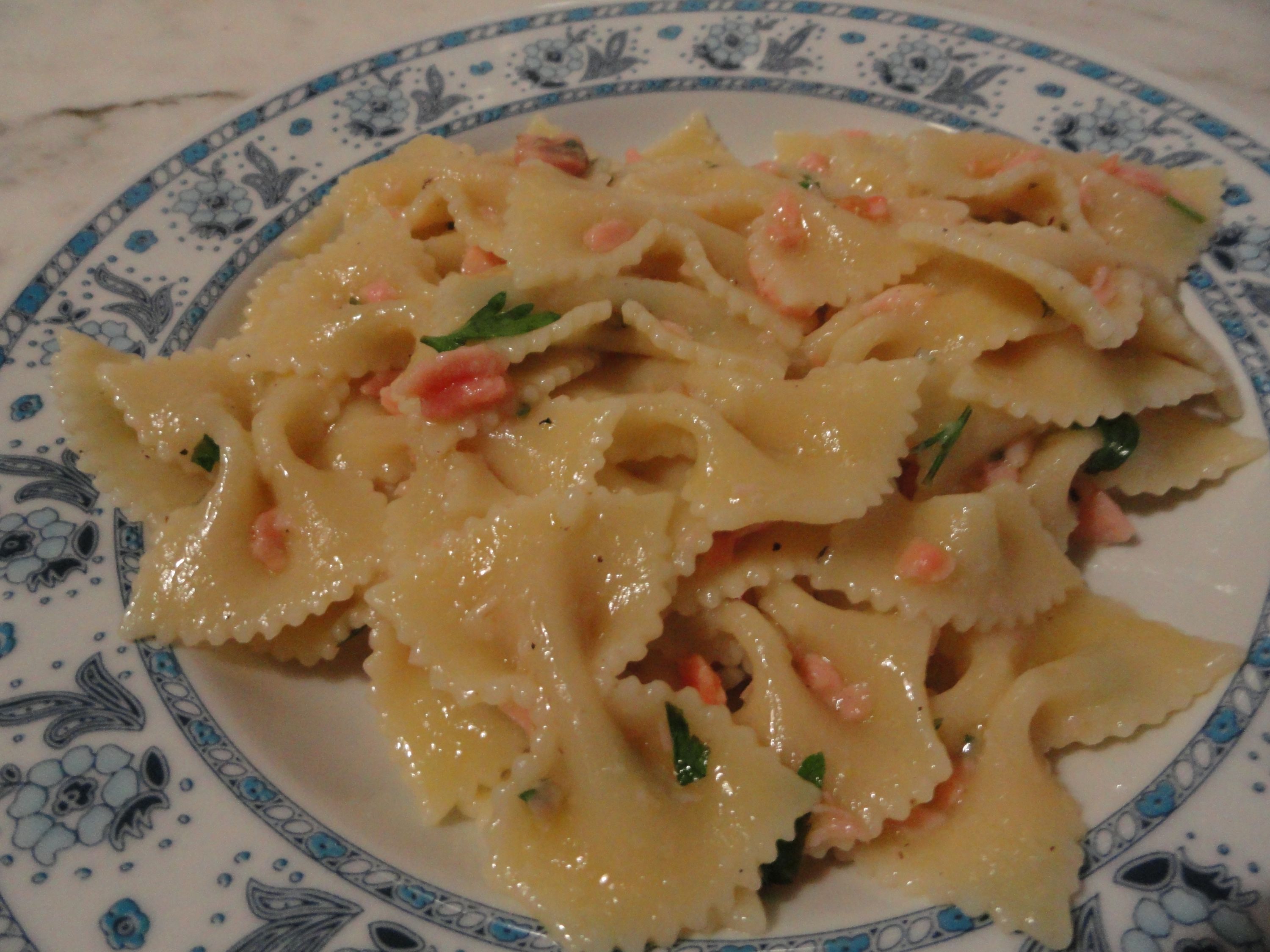 Farfalle al salmone
