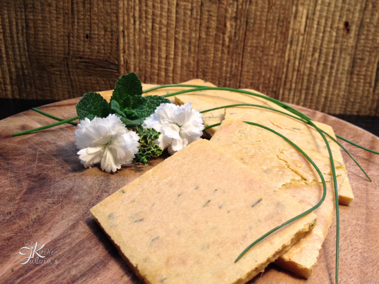 Farinata di ceci con erbe aromatiche