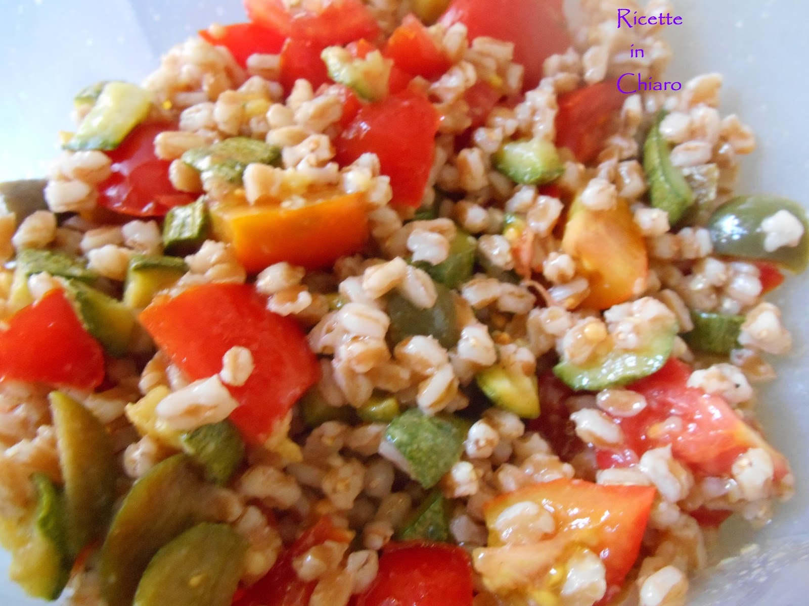 Farro all’insalata piatto freddo