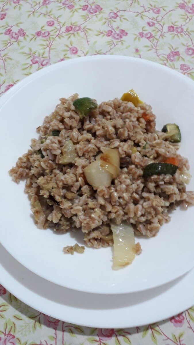 Farro con verdure al forno