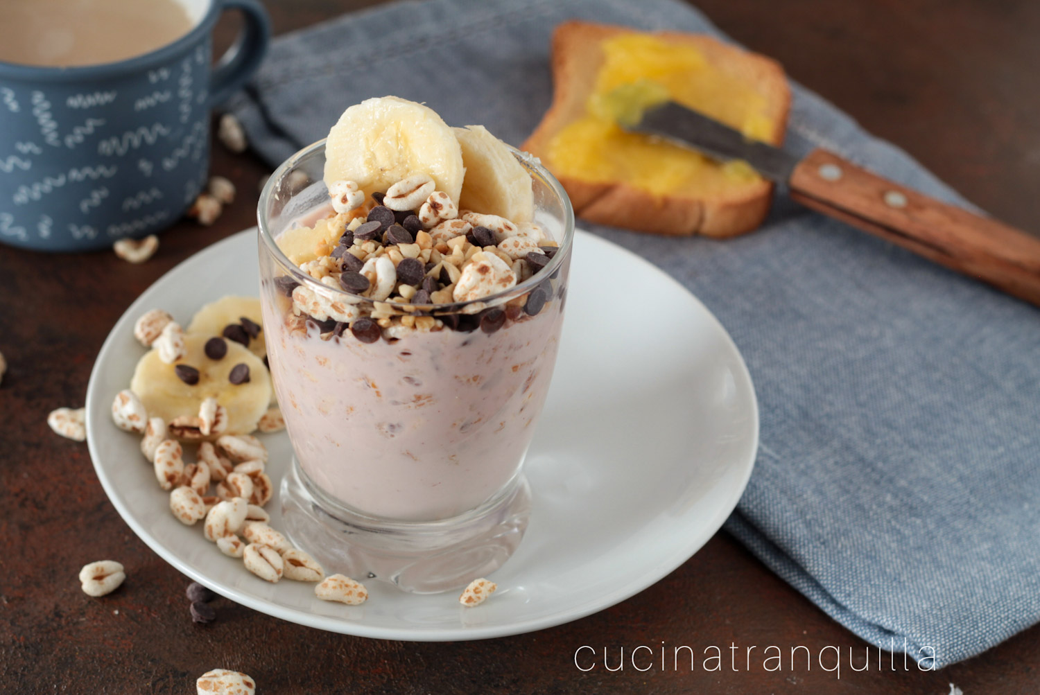 Farro soffiato con yogurt
