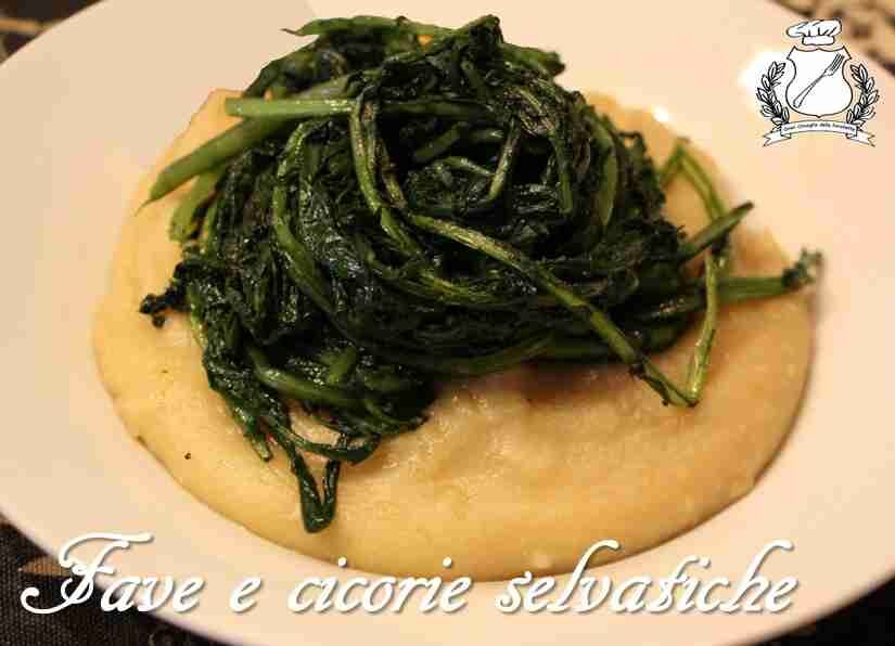 Fave e cicorie selvatiche (incapriata)