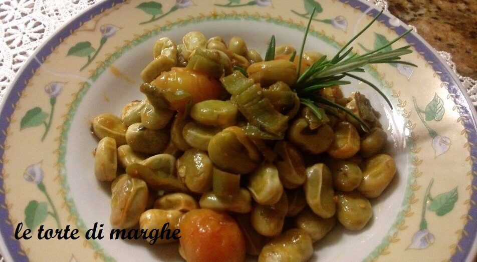 Fave fresche con friggitelli mia ricetta