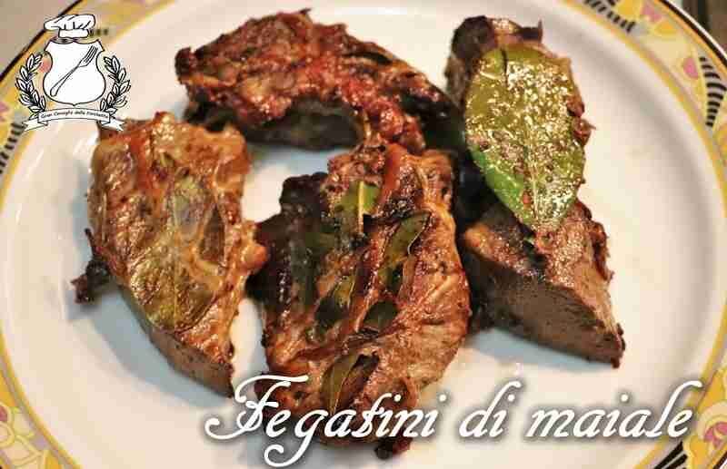 Fegatelli di maiale alla toscana